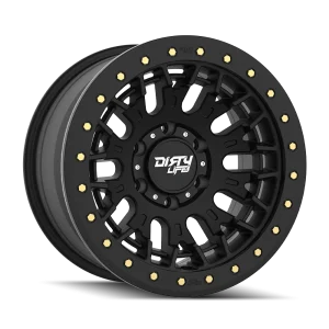 Dirty Life – DT-3 – Black – 17″x9″ -12mm – All weather Wheels – 9317-7983MB